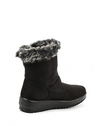 Черные замшевые полусапоги от Renda