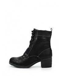 Черные замшевые полусапоги от s.Oliver