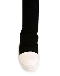 Черные замшевые полусапоги от Rick Owens