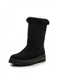 Черные замшевые полусапоги от Springway