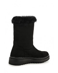 Черные замшевые полусапоги от Springway