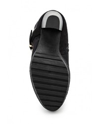 Черные замшевые полусапоги от Tulipano