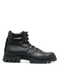 Мужские черные замшевые рабочие ботинки от Baldinini