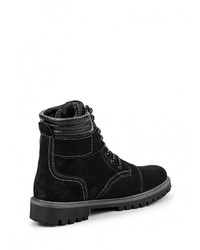 Мужские черные замшевые рабочие ботинки от Bekerandmiller