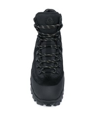 Мужские черные замшевые рабочие ботинки от Moncler