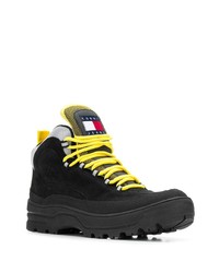 Мужские черные замшевые рабочие ботинки от Tommy Jeans