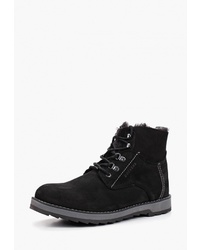 Мужские черные замшевые рабочие ботинки от Dockers by Gerli