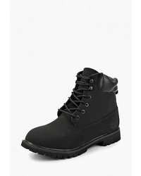 Мужские черные замшевые рабочие ботинки от Front By Ascot