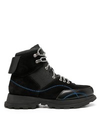 Мужские черные замшевые рабочие ботинки от Jil Sander