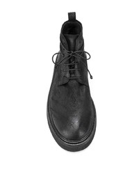 Мужские черные замшевые рабочие ботинки от Marsèll