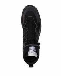 Мужские черные замшевые рабочие ботинки от MSGM