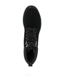 Мужские черные замшевые рабочие ботинки от Calvin Klein Jeans