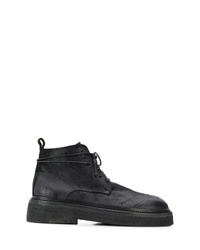 Мужские черные замшевые рабочие ботинки от Marsèll