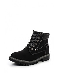 Мужские черные замшевые рабочие ботинки от T.P.T. Shoes