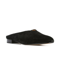 Черные замшевые сабо от Atp Atelier