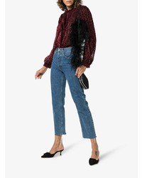 Черные замшевые сабо от Manolo Blahnik