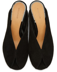 Черные замшевые сабо от Isabel Marant