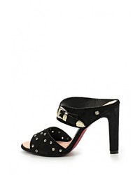 Черные замшевые сабо от Cuplé