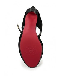 Черные замшевые сабо от Cuplé