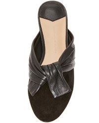 Черные замшевые сабо от Diane von Furstenberg