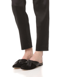 Черные замшевые сабо от Diane von Furstenberg