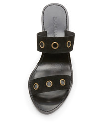 Черные замшевые сабо от Zimmermann