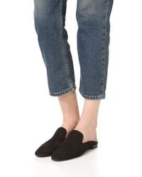 Черные замшевые сабо от Frye