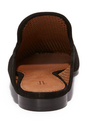 Черные замшевые сабо от Frye