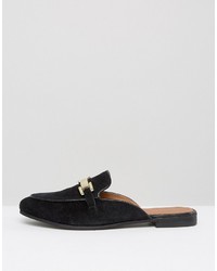 Черные замшевые сабо от Park Lane