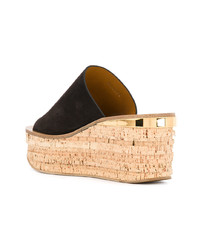 Черные замшевые сабо от Chloé