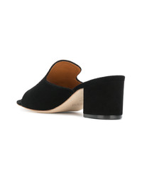 Черные замшевые сабо от Via Roma 15