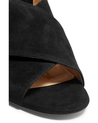 Черные замшевые сабо от Sam Edelman