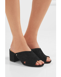 Черные замшевые сабо от Sam Edelman