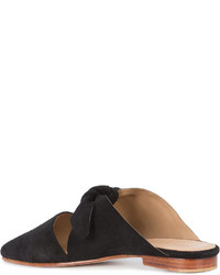 Черные замшевые сабо от Ulla Johnson