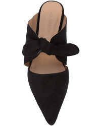 Черные замшевые сабо от Ulla Johnson