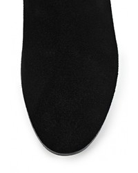 Черные замшевые сапоги от Ascalini