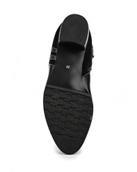 Черные замшевые сапоги от Ascalini