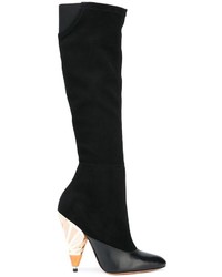 Черные замшевые сапоги от Givenchy