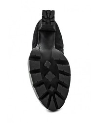 Черные замшевые сапоги от Grand Style