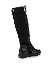 Черные замшевые сапоги от Inario