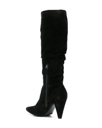 Черные замшевые сапоги от Kennel + Schmenger