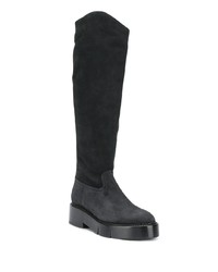 Черные замшевые сапоги от Clergerie