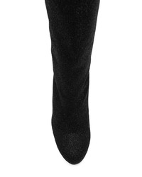 Черные замшевые сапоги от Philipp Plein