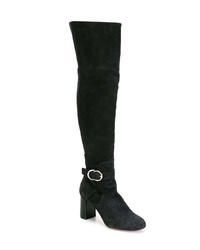 Черные замшевые сапоги от Chloé
