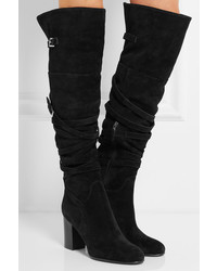 Черные замшевые сапоги от Sam Edelman