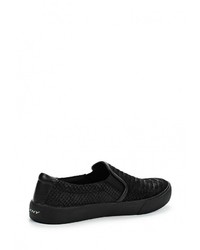 Женские черные замшевые слипоны от DKNY Active