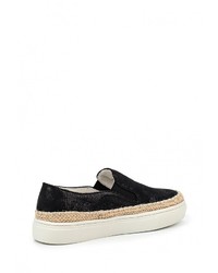 Женские черные замшевые слипоны от Findlay