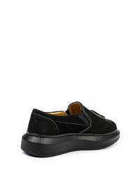 Женские черные замшевые слипоны от Grand Style