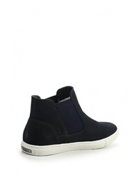 Женские черные замшевые слипоны от Keddo