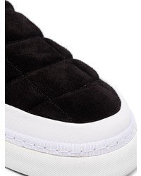 Мужские черные замшевые слипоны от Auxiliary